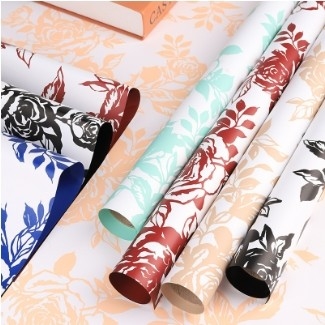 Harga yang bagus Tanabata Story Rose Flower Wrapping Paper Kraft Paper Buket Paper DIY Toko Bunga Bahan Seni Bunga on line