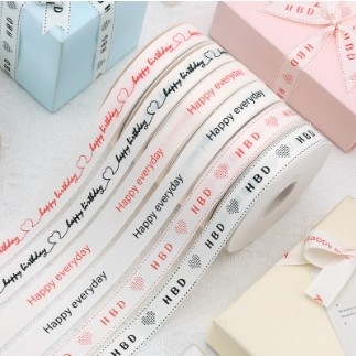 Harga yang bagus Multiple Warna Manchester Bahasa Inggris Bunga Kemasan Bahan Ribbon Untuk Kustomisasi Pelanggan DIY Hadiah Dan Kue Mengikat on line