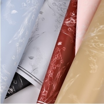 Waterproof Toko Bunga Kertas bungkus bunga dengan Lizhiran Lily of the Valley Desain 56 * 56cm