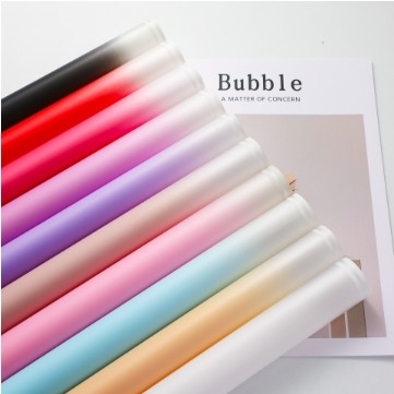 Harga yang bagus Lizhiran gradient Milan kertas bunga kertas permen karet kertas bungkus kertas mat toko bunga bunga bungkus kertas grosir on line