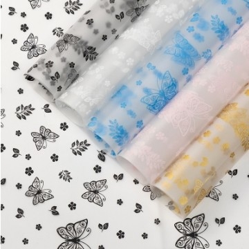 Harga yang bagus Kupu-kupu Cinta Nosa Kertas Bunga Bungkus Kertas Bunga Seni Waterproof DIY Handmade Bungkus Kertas Bunga Bahan Grosir on line