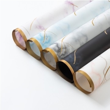 Harga yang bagus Hot Sale Bunga Buket Bungkus Kertas Bungkus Kertas DIY Toko Bunga Bahan Hadiah Bunga Seni Grosir on line