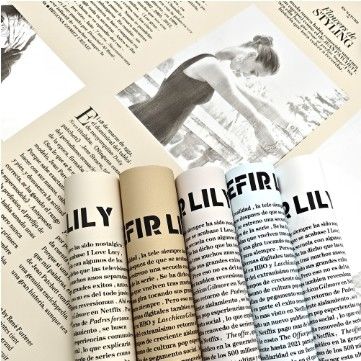 Harga yang bagus Waterproof Retro English Newspaper Flower Wrapping Paper dalam 57*57cm Ukuran untuk Fashion Weekly Girls Series on line