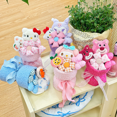 Harga yang bagus Boneka Berbagai Cute Boneka Buket Hadiah Ulang Tahun yang sempurna untuk gadis-gadis pada Hari Valentine Cina on line