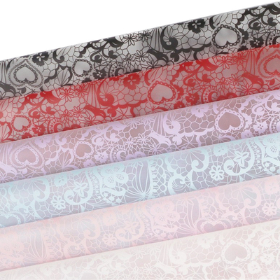Harga yang bagus Bungkus Bunga Valentine Korea Soo Bungkus Kertas Waterproof Matte Bunga Buket Kertas Desain Elegan 56cm*56cm Disesuaikan on line
