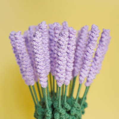 Harga yang bagus Buket Lavender Pernikahan Bunga Buatan Dekorasi Bunga High-End on line