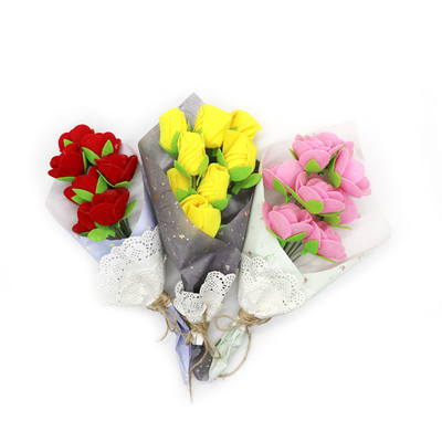 Harga yang bagus 18x33cm Kain Non-anyaman DIY Bunga Bunga buatan tangan Anak-anak Sempurna untuk Hari Guru dan Hari Ibu on line