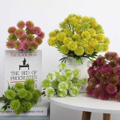 Harga yang bagus Buket Bunga Dandelion buatan 10x27cm Ukuran Ideal untuk dekorasi bunga dan rumah on line