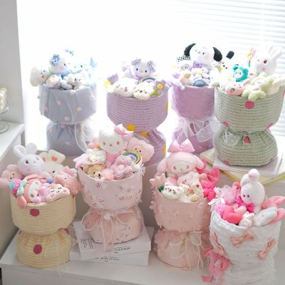 Harga yang bagus 20x35cm Bunga Boneka Hadiah Unik untuk Ulang Tahun Pacar atau Qixi Hari Valentine on line