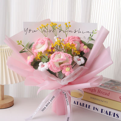 Harga yang bagus Buket Rambut yang Dibuat Dengan Tangan Dalam Berbagai Warna Untuk Hadiah Ulang Tahun Ibu on line