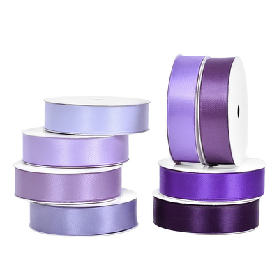 Harga yang bagus Fairy Purple Ribbon Baking Packaging Diy Handmade Rambut Aksesoris Warna Pita Buket Ikat Kemasan Dekoratif Bahan Warna Ding Belt on line