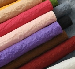 Harga yang bagus Kertas pembungkus bunga salju yang dihaluskan dengan tangan on line