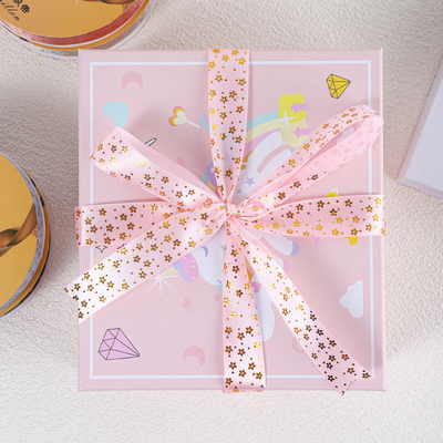Harga yang bagus Ribbon bunga, ribbon pencetakan panas, kemasan kotak hadiah panggang, percetakan kemasan buket bunga, kemasan pita poliester on line