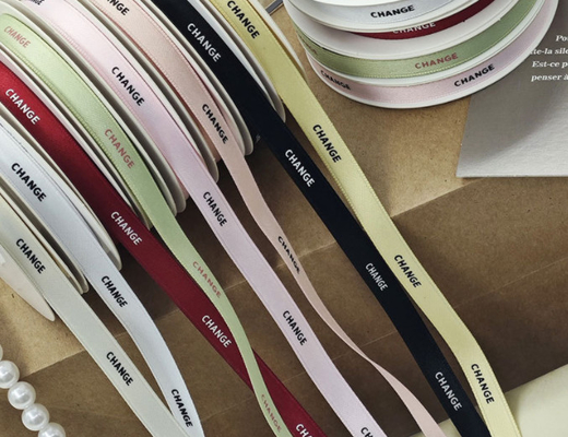 Harga yang bagus Xi Hua Mirror Ribbon Inggris Matte High Grade Milk Silk Satin Ribbon Flower Packaging Material Gift Box Bahan DIY buatan tangan on line