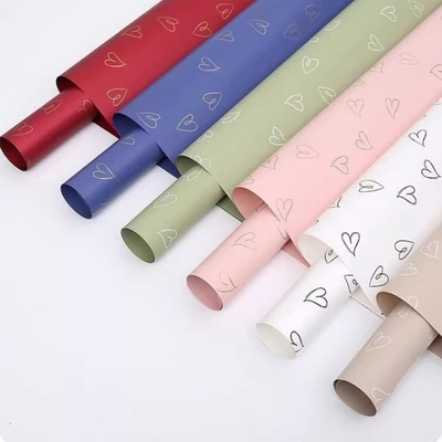 Harga yang bagus Kertas kemasan bunga yang dicintai, kemasan bunga Cynthia berwarna tunggal, toko bunga seni bunga, kertas Oya tahan air on line