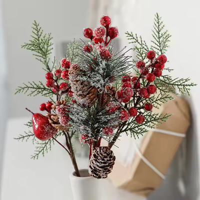 Harga yang bagus Perlengkapan Dekorasi Natal Pemetik Artikulos Dekorasi busa buatan Natal Glitter Pemetik Bunga on line