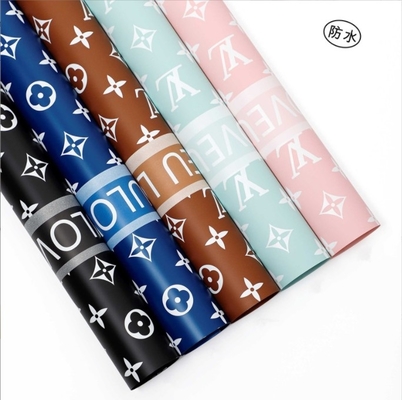 Harga yang bagus Baru high-end merek kertas bungkus bunga, waterproof kertas seni, high-end kertas bungkus mawar, DIY bahan untuk karangan bunga di toko bunga on line