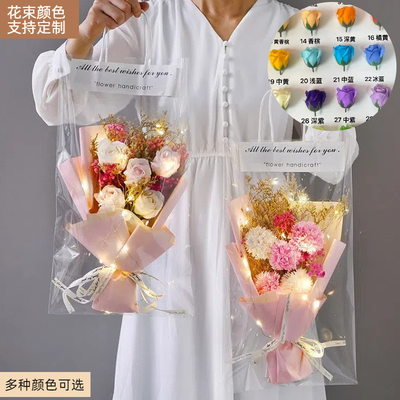 Harga yang bagus Hari Valentine Hadiah Kreatif Sabun Handheld Rose Bundle Bunga Matahari Produk Selesai Hari Wanita Hadiah Kreatif Grosir produk on line