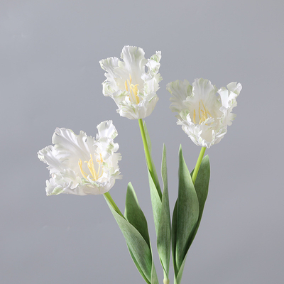 Harga yang bagus Perabot rumah lembut, karangan bunga buatan, rekayasa studio syuting, 5 tulip berdaun ganda on line