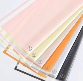Harga yang bagus Air Es Bulan Frame Sederhana OPP Waterproof Bunga Bungkus Kertas on line
