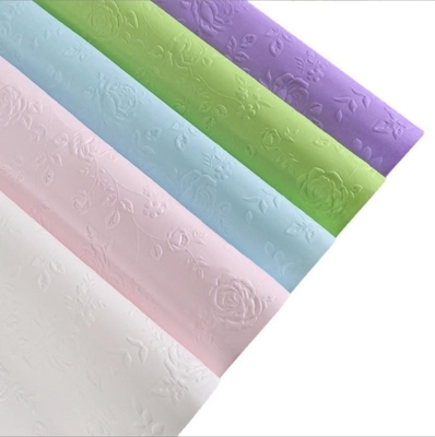Harga yang bagus Grosir kertas elegan tekstur embossed, bungkus bunga kembang tebal, kertas seni populer, bungkus bunga DIY, kertas embossed tiga dimensi on line