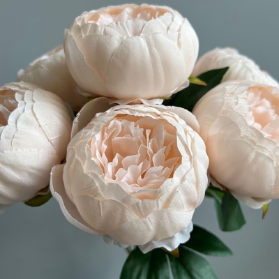 Harga yang bagus 7-kepala inti peony simulasi karangan bunga pernikahan bahan bunga peony peony gedung pernikahan simulasi bunga on line