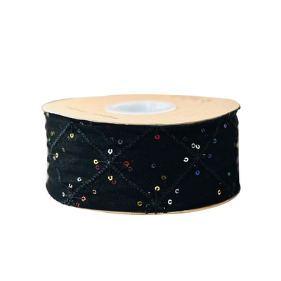 Harga yang bagus Kecepatan Warna Dijamin Ribbon Sulaman Sequin untuk Gaya Internet 5,5cm Lebar Polypropylene PP Paket Aksesoris on line