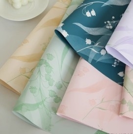 Harga yang bagus Blue Bellflower Waterproof Flower Flower Packaging Paper (Kertas kemasan bunga bunga biru yang tahan air) on line