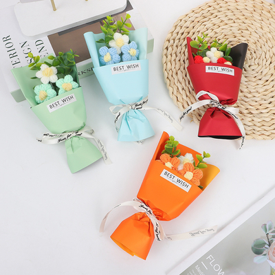Harga yang bagus 520 Hari Valentine Ins Mini Imitasi Dikatakan Woolen Puff Bouquet Hadiah untuk Pacar's Birthday Companion on line