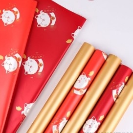 Harga yang bagus Zhaocai Cat Pembukaan emas Ouya Paper Waterproof Bunga bungkusan kertas on line