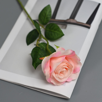 Harga yang bagus Grosir tiruan mawar tunggal, Qixi Festival hadiah Hari Valentine, mawar air terjun bunga dinding, dekorasi adegan rumah on line