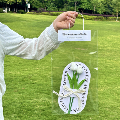 Harga yang bagus Buket bunga tulip baru untuk Hari Valentine dan Festival Qixi. hadiah bunga tulip kreatif untuk ulang tahun pacar Anda dan teman terbaik on line