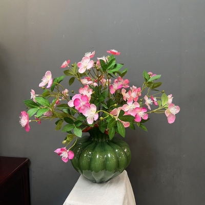 Harga yang bagus Bunga buatan, begonia, hortensia, bunga buatan mewah ringan, meja kopi interior rumah, meja makan, hiasan lanskap, tampilan dan dekorasi seni bunga on line