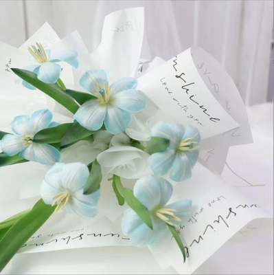 Harga yang bagus Grosir kertas minimalis, bahan kertas kemasan bunga tahan air gaya InS untuk seni bunga Hari Valentine dan kemasan buket di toko bunga on line