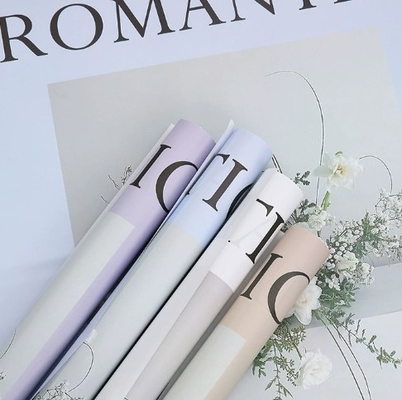 Harga yang bagus Minimal dirancang kehidupan romantis waterproof bunga bungkus kertas bunga on line