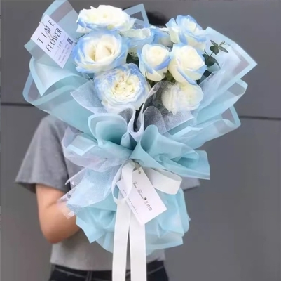 Harga yang bagus New Era Light and Elegant Paper Hari Valentine kertas bungkus bunga tahan air, kertas bingkai buket, bahan bungkus seni bunga DIY on line