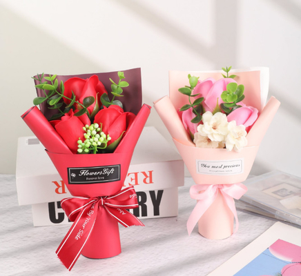 Harga yang bagus Simulasi Hadiah Kreatif Bunga Sabun Rose Bundle on line