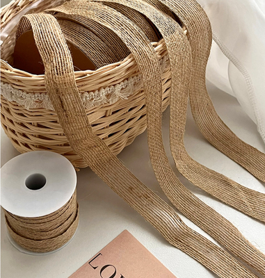 Harga yang bagus Toko Bunga Bundel Bunga Segar Bahan Kemasan Gaya Korea Sabuk Linen Aksesori Rambut Tenun on line