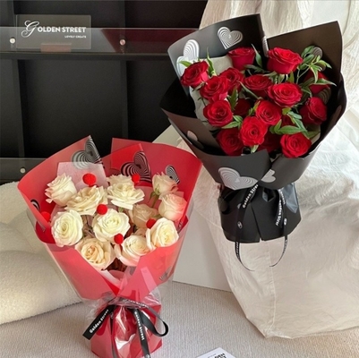 Harga yang bagus Kertas neon, kertas bungkus bunga Croti Love Rose, toko bunga seni bunga, bungkus buket, kertas bunga, keranjang bunga, dekorasi hadiah on line