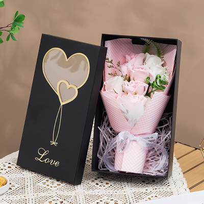 Harga yang bagus Buket sabun mawar imitasi grosir, hadiah kecil kreatif Hari Ibu, hadiah Hari Valentine dan Natal, lintas batas on line