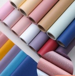 Harga yang bagus Solid Color Ins Floral Flower Packaging Paper untuk Bungkus Toko Bunga dan Bungkus Buket Waktu Pengiriman 30-45 hari on line