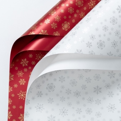 Harga yang bagus Kertas Oya Tahan Air untuk Pembungkus Bunga Natal Pembungkus Buket Apel on line