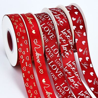 Harga yang bagus High Tenacity Cartoon Mesh Ribbon Heat Transfer Snow Ribbon Tas Hadiah buatan tangan dalam warna merah muda untuk Hari Anak Internasional on line