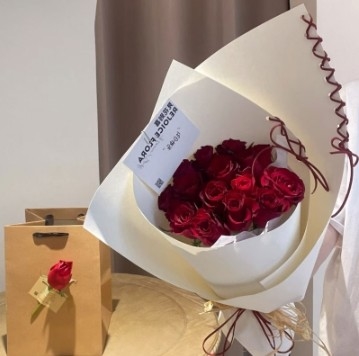 Kertas Kraft 57*57cm Gaya Selebriti Internet Gaya Balet DIY untuk Pembungkus Bunga