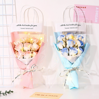 Harga yang bagus Musim kelulusan, bunga abadi, mawar, asters, bunga kering, sabun selesai, bunga, ulang tahun, Hari Valentine, 520, hadiah kecil untuk mendirikan kios on line