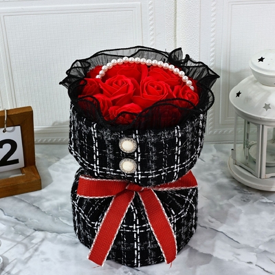 Harga yang bagus Sabun mawar, buket bunga wangi kecil, Festival Qixi, Hari Valentine, hadiah ulang tahun, Hari Perempuan, Hari Ibu buket sabun on line