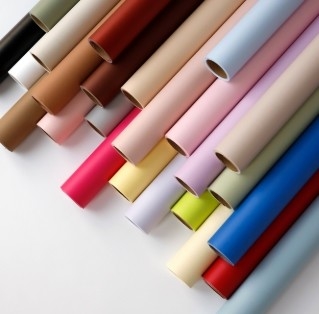 Matte morning mist paper waterproof bunga bunga kertas pembungkus