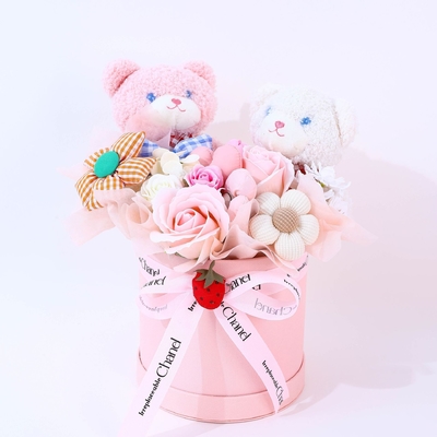 Harga yang bagus Boneka, tanaman pot, sabun, buket bunga, patung yang sudah jadi untuk hadiah ulang tahun anak perempuan untuk diberikan kepada sahabatnya on line