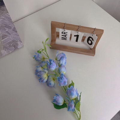 Bunga buatan, berkerumun, Phalaenopsis, bunga buatan, bunga sutra, bunga pameran rumah, dekorasi pernikahan, bunga lili lembah, bunga angin