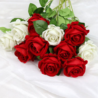 Harga yang bagus Valentine's Day New Swan Velvet Fabric Flower Packaging Paper on line